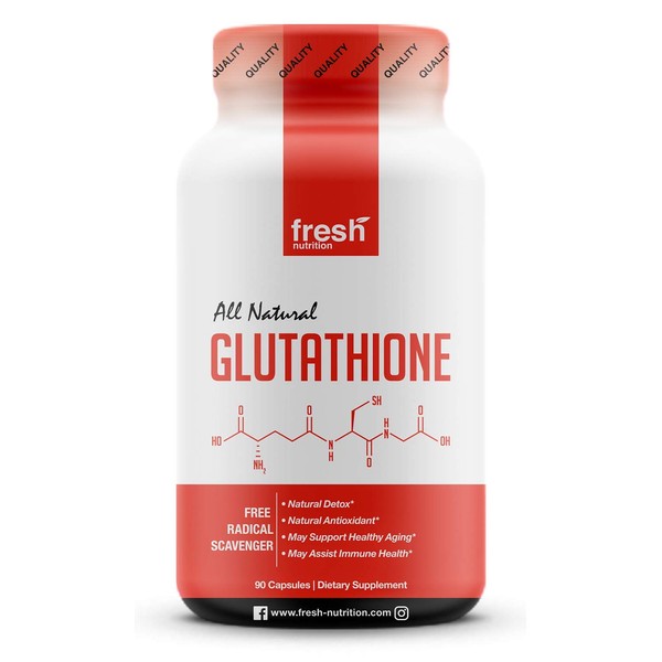 Glutathione Supplement Capsule - Strongest DNA Verified Glutathione Reduced - Vegan Friendly, Non GMO, Gluten & Soy Free