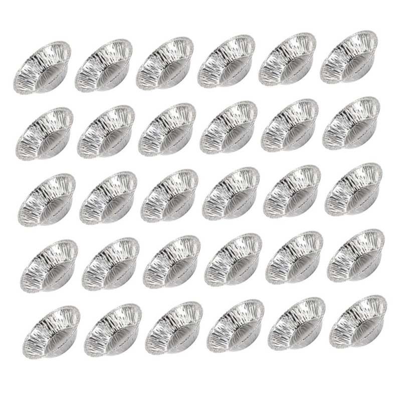 LABRIMP 200 Pcs Egg Tart Mold Pie Baking Dish with