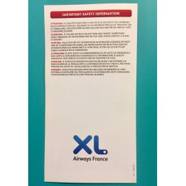 iluvsafetycards XL FRANCE AIRWAYS SAFETY CARD--AIRBUS 320
