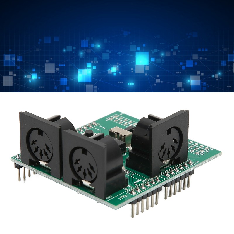 MIDI Adapter Board Serial to MIDI Module 24Pin RUN PGM