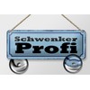 FEMER Tin Sign with Slogan 27 x 10 cm Swivel