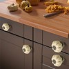 ESreake Yusheng 5 Pack Yellow Vintage Ceramic Pumpkin Cabinet Knobs