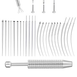 Uni-J Piercing Taper Ball Grabber Tool for Changing Jewelry - 14G 16G 18G 20G Threadless/Internal thread/External Thread Stretching Kit for Ear/Nose/Navel/Nipple/Lip/Eyebrow/Tongue (25Pcs)