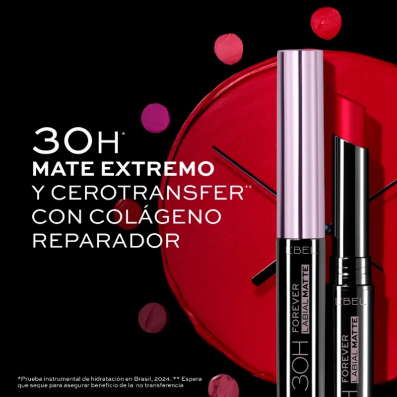 L'bel Forever Labial Mate En Barra De Larga Duración