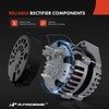 A-Premium Alternator Rectifier Compatible with Honda CR-V 2007-2011, Civic 2006-2011,