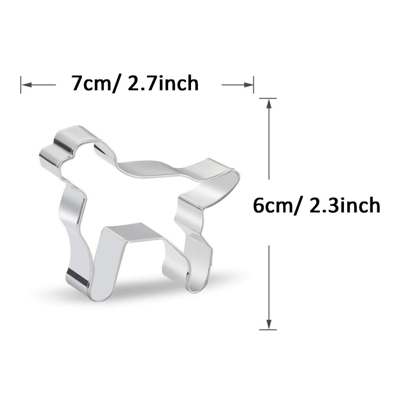 WJSYSHOP Rottweiler Dog Cookie Cutter - B
