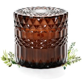 Lavender Eucalyptus Verbena Scented Candles, Large Jar Candle for Home Scented, Long Lasting Aromatherapy Candle Natural Soy Wax, Gifts for Men Father, Home Decor