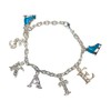 Chloe Noel Crystal Skate Bracelet (Turquoise)