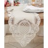 Timeless Beauty Embroidered Lace Table Runner