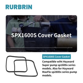 RURBRIN (2/Pack) SPX1600S Cover Lid Gasket Compatible with Hayward SuperPump Model SP1600X SP2600, SP2600X Series Kit, O-177 Lid Gasket