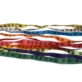 OmamoriCharms Brazilian Good Luck Wish Bracelets from Salvador Brazil (10x and 12x fitas), Classic Size 9mm x 40cm, Nylon, Band, no gemstone