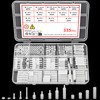 Ewwtrey 335 Pcs M2.5 Male Female Nylon Spacer Standoff Screw