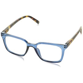 VK Couture Women's Vera Fashion Readers Rectangular Reading Glasses, Blue, 136 mm + 2.5