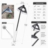 Handheld Hollow Hoe for Weeding & Digging – Steel Garden