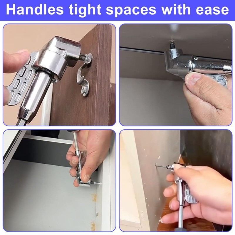 SWZHAI 105 Degree Right Angle Drill Adapter, 2025 New Right