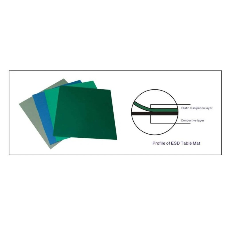 Waterun ESD Anti Static Grounding Mat with Wrist Strap &