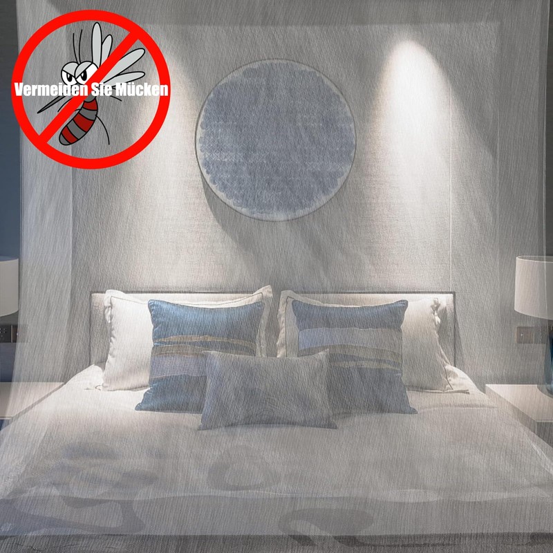 NVTRSD Mosquito Net 200 x 220 x 210 cm, Mosquito