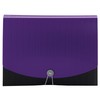 Smead Poly Expanding File, 6 Dividers, Flap and Cord Closure,