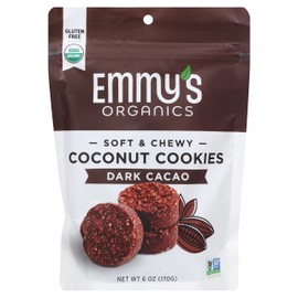EMMYS Organic Dark Cacao Macaroons, 6 OZ