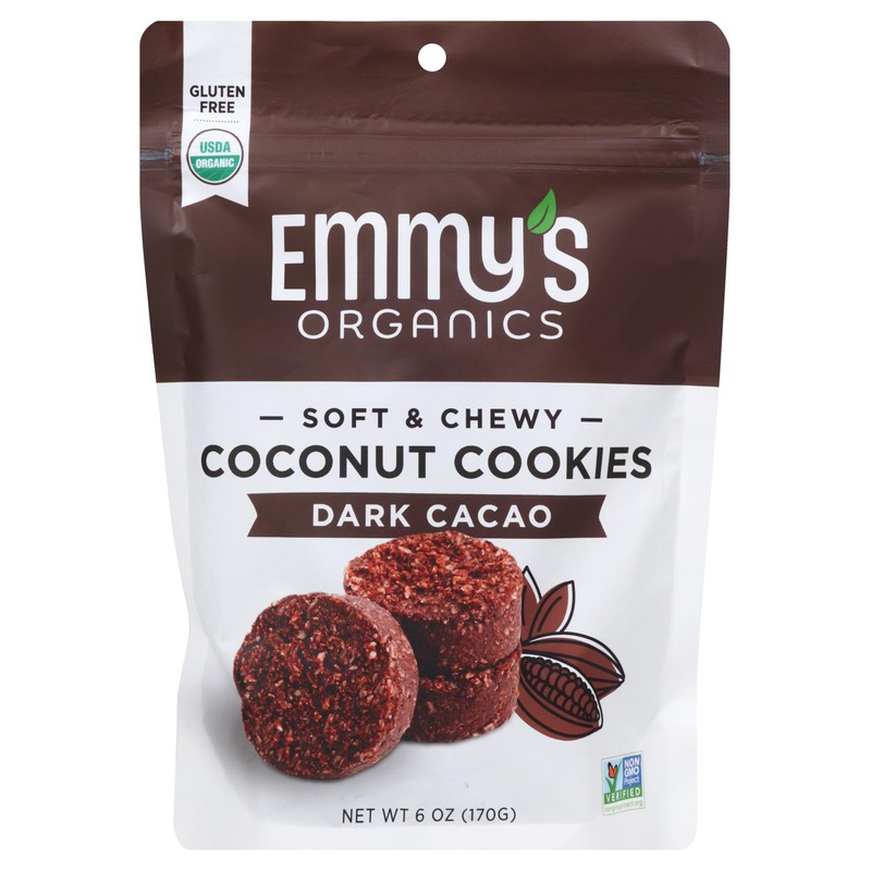 EMMYS Organic Dark Cacao Macaroons, 6 OZ