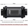 Aswalling Universal Filter BLACK AN6 Inline Fuel Filter E85 Ethanol