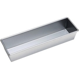 Tiger Crown Silver 55x199x40mm Alstar Mini Pound SP Steel Aluminum Plated Cake Pan 1601