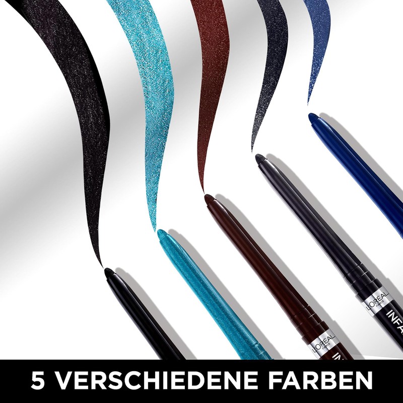 L'Oréal Paris Waterproof Eyeliner with Gel Formula and Integrated Sponge