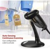 Barcode Scanner with Stand, 2 Pack Wired Handheld Bar Code
