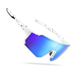 suoso Men’s Performance Sunglasses – Anti-Glare UV408 Eyewear for Running, Cycling & More，Noir