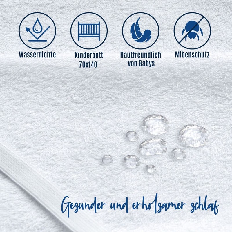 Mattress Protector 60 x 120 cm Baby Waterproof Mattress Cover