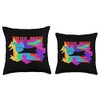 Animal and Pet Print Devil-Fish Animal Mosaik Puzzle Throw Pillow,