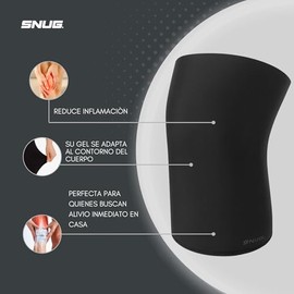 SNUG Manga de Gel Reutilizable - Terapia Fría y Caliente - Manga de Compresión 360° Multiusos - Brazo, Pierna y Rodilla - Ideal para Esguinces, Tendin