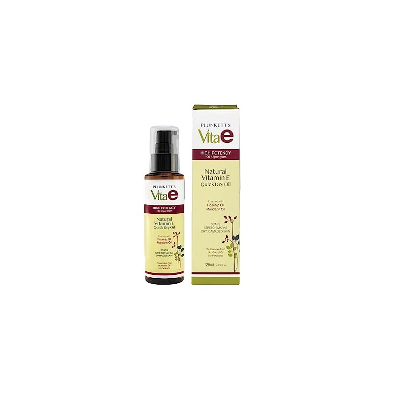 Plunketts Vita E Pure Vitamin E Quick Dry Oil 125