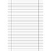 Fountain 102142750 Registry-Paper Kanzleibogen, 80 G/Qm, A4, School - Lines