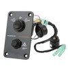 Outboard Engine Ignition Key Switch Panel Assembly 704‑82570‑08‑00 Replacement for