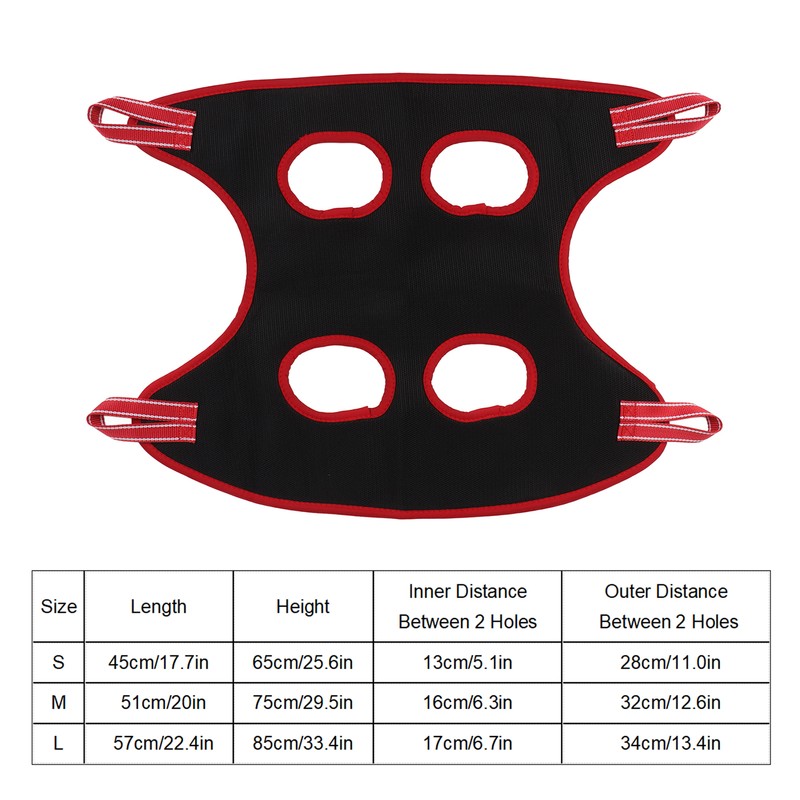 Dog Grooming Hammock Set Breathable Safe Restraint Bag Pet Grooming