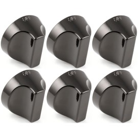 OCS Parts A32001 On/Off Knobs for American Range Broilers, Ranges, Griddles and Burners | 6-Pack | Compatible Replacement for American Range A32001