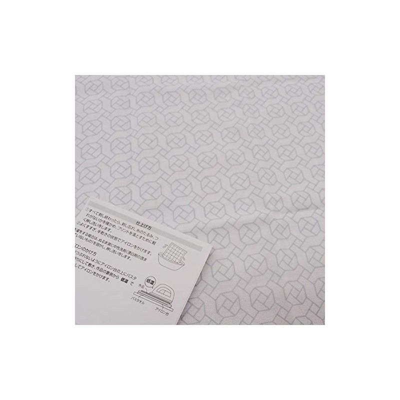 Olympus Thread Sashiko Cloth Pack, Single-Stitch Flower Dishcloth (White) Rose