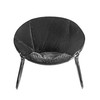 Urban Lifestyle Micromink Rocking Saucer Chair, Black