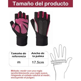 1 Par Guantes Para Gym Mujer, Guantes Gym Mujer, Guantes De Gym Mujer, Diseño Ergonómico, Material Resistente, Para Entrenamiento Con Pesas Y Crossfit