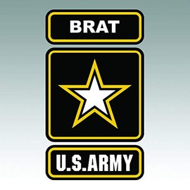 RDW Army Brat Sticker - Die Cut - Decal - Ranger U.S. US U S - Size: 1.25" x 2.16"