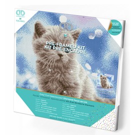 DIAMOND DOTZ Bubbles - Pre-Framed Kit Diamond Painting Artwork Kit