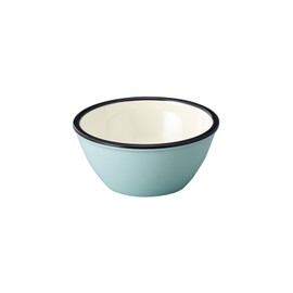 Torico HR-9-G Taiwa Bowl Dish, Melamine Tableware, Dishwasher Safe, Mint Green, 3.5 inches (9 cm), 4.1 fl oz (130 ml), 1 Piece, Enameled Style, Scandinavian Color, Stackable for Outdoor Activities,