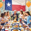 96Pcs Texas State Flag Birthday Party Supplies Texas State Flag