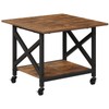 VENNQD 2 Tier Printer Stand, 23.6'' x 23.6'' Large Table