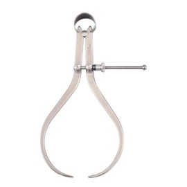 Starrett Yankee Spring-Type Caliper with Hardened Fulcrum Stud, Bow Spring and Quick Adjusting Spring Nut - 8" Size and Capacity, Spring Joint Type - 79B-8