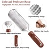 Colossal Foot Rasp & Wood Handle Callus Shaver (10 Replacement