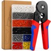 Kit Pinza Crimpadora 1800 Terminales Profesional Hsc8 6-4a Con Ferrules
