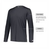 Russell Athletic Men's Long Sleeve Performance Tee, Stealth, Large