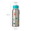 Mepal Flip-Up Campus Thermal Bottle, Insulated Drinking Bottle for Children,